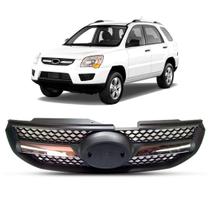 Grade Radiador Sportage Ex/el 2009 A 2011 Com Friso Cromado