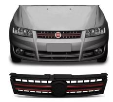 Grade Radiador Stilo 2007 A 2011 Friso Vermelho