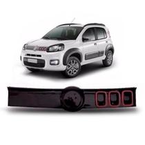 Grade Radiador Uno 2015 A 2018 Sport Preto Brilhante Moldura Grade Radiador Uno 2015 A 2018 Sport Preto Brilhante Moldura