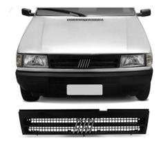 Grade Radiador Uno Elba Fiorino Preta + Emblema 1991 1992 1993 1994 1995 1996 1997 1998 1999
