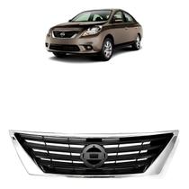 Grade Radiador Versa 2011 2012 2013 2014 Moldura Cromada Fosco