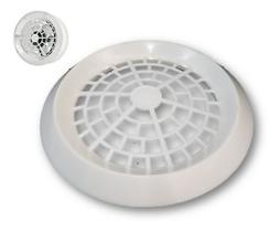 Grade Redonda De Plástico Para Exaustor 25cm Loren Sid