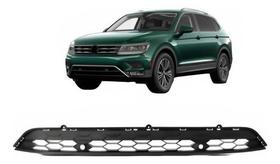 Grade superior central parachoque dianteiro tiguan 2018 a 2021 sem friso com furo