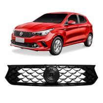 Grade Superior Dianteira Radiador Fiat Argo 2017/2021 Preta