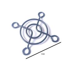 Grade Telinha De Proteção Para Ventoinha Cooler DE 40mm S/ PARAFUSO - PRETO