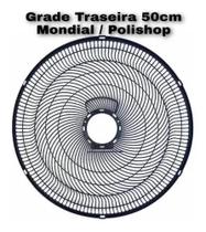 Grade Traseira Mondial 50cm 6 Ou 8 Pás Bravio Preta