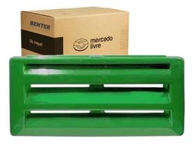 Grade Veneziana Rodapé Freezer Expos. Hussmann 72X32 Verde