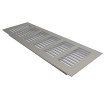 Grade Ventilação Max Alumínio Fosco Retangular 8 X 25 Cm Grade Ventilação Max Alumínio Fosco Retangular 8 X 25 Cm