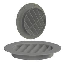 Grade Ventilação Redonda Cinza 13x13 Encaixe 10x10 10und Grade Ventilação Redonda Cinza 13x13 Encaixe 10x10 10und