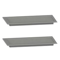 Grade Ventilação Retangular Encaixe 30x13 Exaustores - 2 U