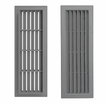 Grade Ventilação Retangular Encaixe 30x13 Exaustores - 4un Grade Ventilação Retangular Encaixe 30x13 Exaustores - 4un