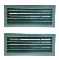 Grade Ventilação Retangular Verde Encaixe 30x13 Exaustores