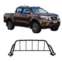 Grade Vigia Preto Frontier Sel 2018 Com Suporte Para Capota