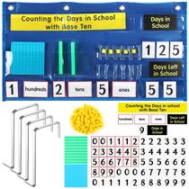 Gráfico de bolso Resurhang Counting the Days com Base Ten Blue