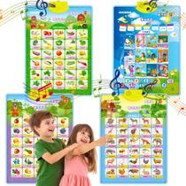 Gráfico de parede com números do alfabeto QUOKKA da Educational Toys de 3 a 7 anos