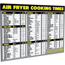 Gráfico de tempos de cozimento da fritadeira Air Fryer Magnet AKS Magnets Grey Gráfico de tempos de cozimento da fritadeira Air Fryer Magnet AKS Magnets Grey