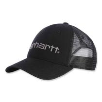 Gráfico do logotipo Cap Carhartt Canvas Mesh-Back para homens, preto Gráfico do logotipo Cap Carhartt Canvas Mesh-Back para homens, preto