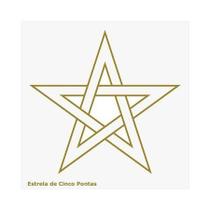 Gráfico Estrela de Cinco Pontas - Símbolo de Proteção e Iluminação Gráfico Estrela de Cinco Pontas - Símbolo de Proteção e Iluminação