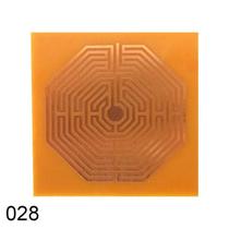 Gráfico Labirinto D amiens para Radiestesia, em Fenolite com Cobre 028 - 7cm Gráfico Labirinto D amiens para Radiestesia, em Fenolite com Cobre 028 - 7cm