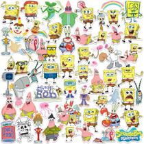 GRÁFICOS E MAIS Pacote de variedades de adesivos Spongebob 50CT GRÁFICOS E MAIS Pacote de variedades de adesivos Spongebob 50CT