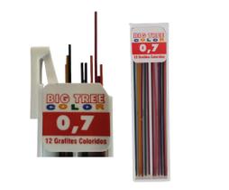 Grafite 0.7 mm Colorido Cores Sortidas Para Lapiseira