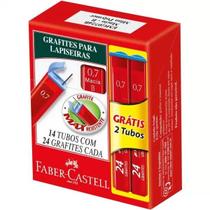 Grafite 0.7mm HB Cx c/12 + 2 c/24 Minas - Faber-Castell