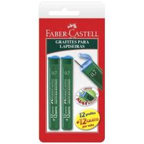 Grafite 0,7 mm Polymer 2B 2 tubos 12 minas - Faber-Castell