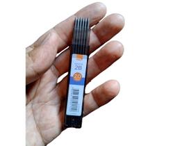 Grafite 2.0 mm Dureza 2B Estojo Com 6 Unidades De Grafite BRW Alta Qualidade e Precisão