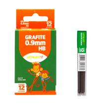 Grafite hb leo leo - caixa com 12 tubos lapiseiras 09mm