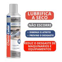 Grafite lubrificante spray chemicolor kit c/ 3 unidades