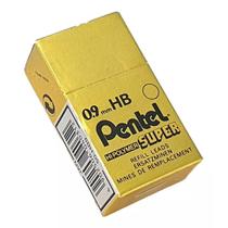 Grafite Mina Pentel 0,9 Hb Caixa Com 12 Tubos 144 Minas