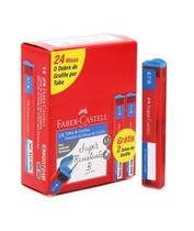 Grafite Para Lapiseira 0.7 B Faber Castell 24 Minas Tubo Super Resistente Macio Apagável Escrita Correção Exercício Caderno Escolar Anotação - Grafite Para Lapiseira 0.7 B Faber Castell 24 Minas Tubo Super Resistente Macio Apagável Escrita Correção Exercício Caderno Escolar Anotação -