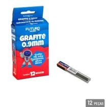 Grafite Para Lapiseira 0,9mm HB com 12 Tubos