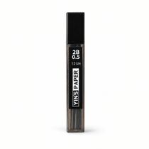 Grafite Para Lapiseira 2B 0.5mm 12 Unidades Traço Escuro Macio Mina Resistente Para Cálculo Desenho Técnico Recarga - Grafite Para Lapiseira 2B 0.5mm 12 Unidades Traço Escuro Macio Mina Resistente Para Cálculo Desenho Técnico Recarga -