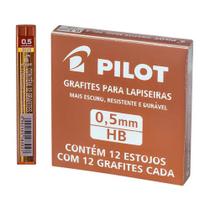 Grafite para Lapiseira Pilot 0.5mm HB com 12 unidades