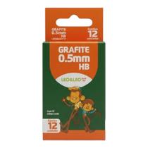 Grafite Para Lapiseira Ponta 0,5mm C/12 Tubos Leo Leo (1cx)