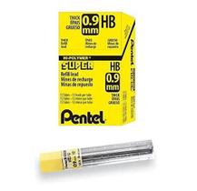 Grafite Pentel 0,9mm HB 12 Estojos com 12 minas cada