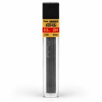 Grafite Pentel Hi-Polymer Super 0,5mm H B 2B 3B 12 Unidades Lapiseira Anotação Ficha RPG Mesa Apaga Limpo Traço Nítido Durável -