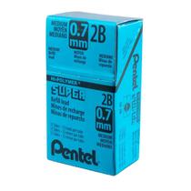 Grafite Pentel Original Hi-polymer 0,7mm 2B Caixa Com 12 Tubos Grafite Pentel Original Hi-polymer 0,7mm 2B Caixa Com 12 Tubos