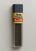 Grafite Pentel Refil Hi-Polymer 0.5mm HB Elegante e Super Resistente