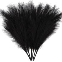 Grama artificial dos pampas ZIFTY preta 43 cm 6 hastes
