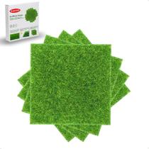 Grama Artificial KAEZDD 15 x 15 cm Kit com 4 Peças para Decoração DIY Grama Artificial KAEZDD 15 x 15 cm Kit com 4 Peças para Decoração DIY