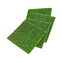 Gramado De Jardim Encantado 3 Peças Decoração Para Casa De Brinquedo Micro Artesanato Artificial Gramado De Jardim Encantado 3 Peças Decoração Para Casa De Brinquedo Micro Artesanato Artificial