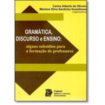 GRAMATICA, DISCURSO E ENSINO -
