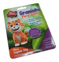 Graminha Para Gatos Digestão Elimina Bola De Pelo Grama 50g - Cat Dog Graminha Para Gatos Digestão Elimina Bola De Pelo Grama 50g - Cat Dog