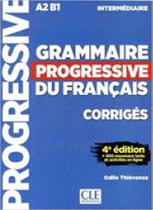 Grammaire progressive du français - intermediaire - corriges - 4eme edition