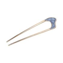 Grampas De Cabelo Metálicas Em Forma De U Com Acabamento Elegante Em Ouro E Prata Para Mulheres,