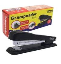 Grampeador 13cm Medio Escritorio Escolar Trabalhos Artesanais 24/6 e 26/6 Ate 20 Folhas