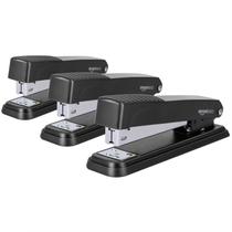 Grampeador Amazon Basics Full-Strip Metal, capacidade para 20 folhas, pacote com 3
