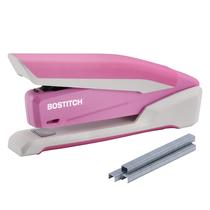 Grampeador Bostitch Office InPower Spring-Powered 20 folhas rosa